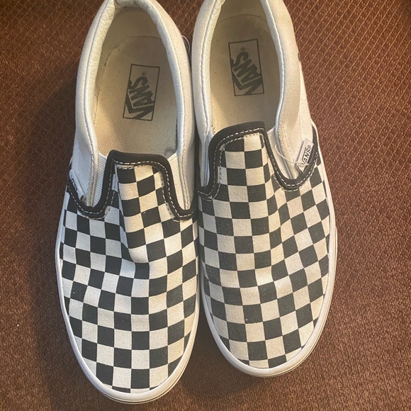 checkerboard vans size 3.5